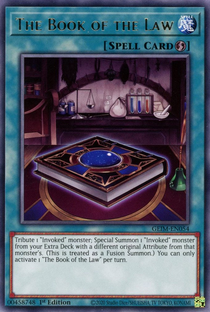 The Book of the Law — Genesis Impact (GEIM-054) Yu-Gi-Oh! card Image principale du produit