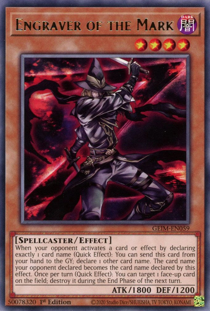 Engraver of the Mark — Genesis Impact (GEIM-059) Yu-Gi-Oh! card Image principale du produit