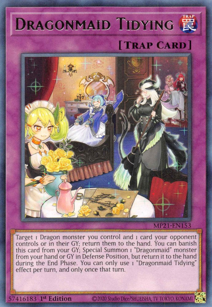 Dragonmaid Tidying — 2021 Tin of Ancient Battles (MP21-153) Yu-Gi-Oh! card