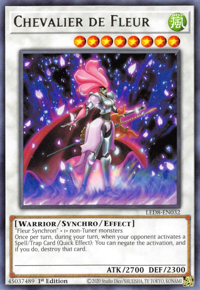 Chevalier de Fleur — Legendary Duelists: Synchro Storm (LED8-032) Yu-Gi-Oh! card Hauptbild