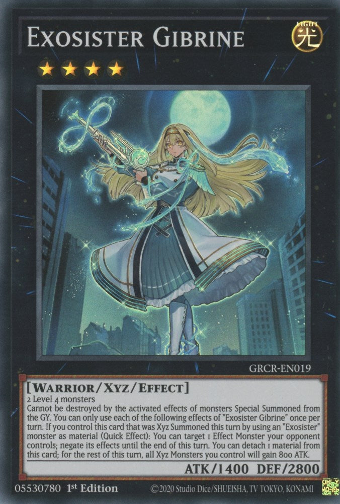 Exosister Gibrine — The Grand Creators (GRCR-019) Yu-Gi-Oh! card
