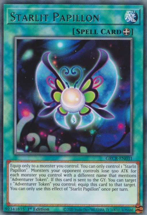 Starlit Papillon — The Grand Creators (GRCR-031) Yu-Gi-Oh! card Hoofdafbeelding