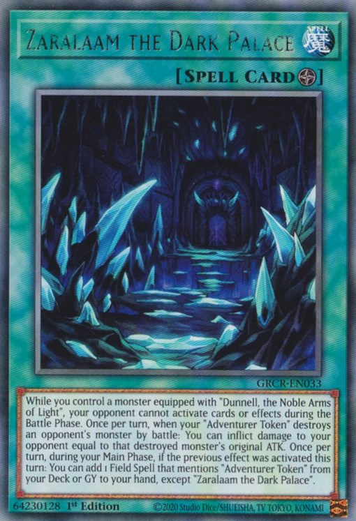 Zaralaam the Dark Palace — The Grand Creators (GRCR-033) Yu-Gi-Oh! card Hoofdafbeelding