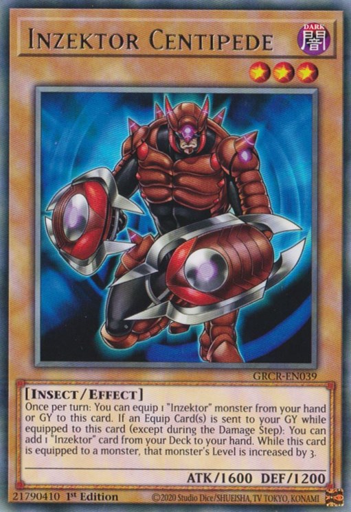 Inzektor Centipede — The Grand Creators (GRCR-039) Yu-Gi-Oh! card Image principale du produit