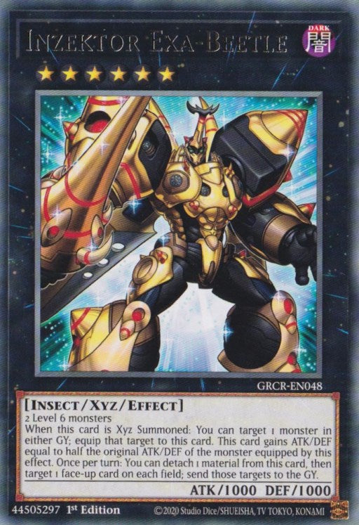 Inzektor Exa-Beetle — The Grand Creators (GRCR-048) Yu-Gi-Oh! card Image principale du produit