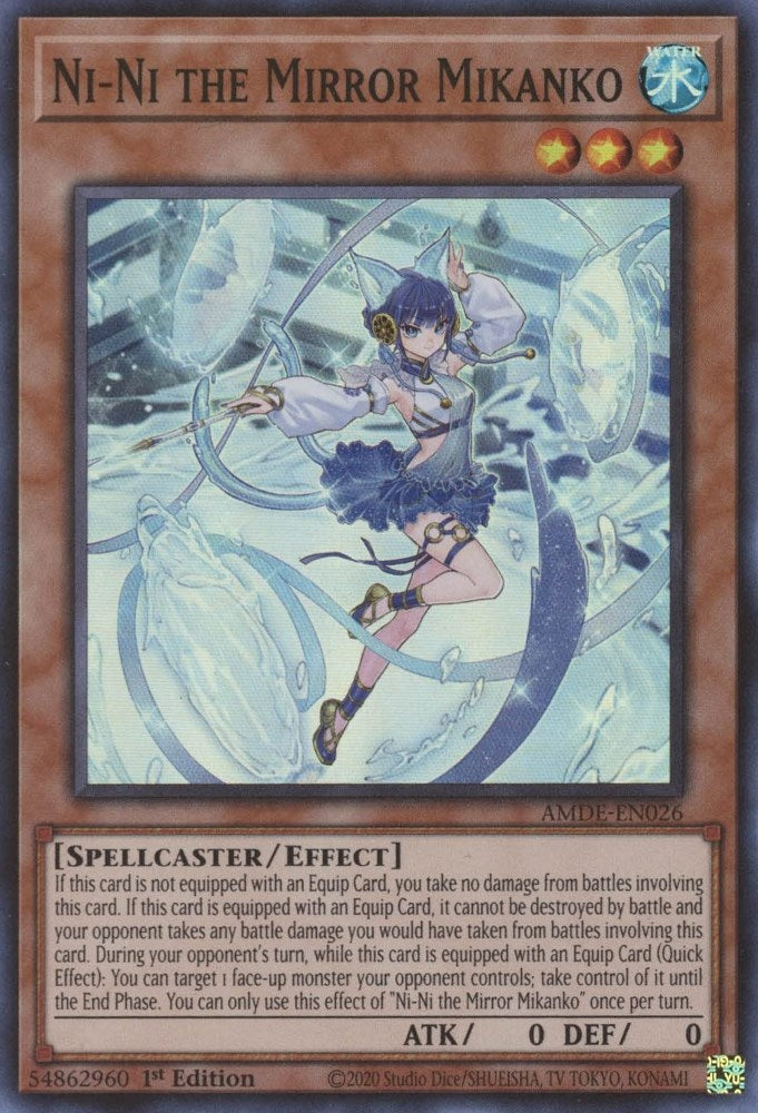 Ni-Ni the Mirror Mikanko — Amazing Defenders (AMDE-026) Yu-Gi-Oh! card