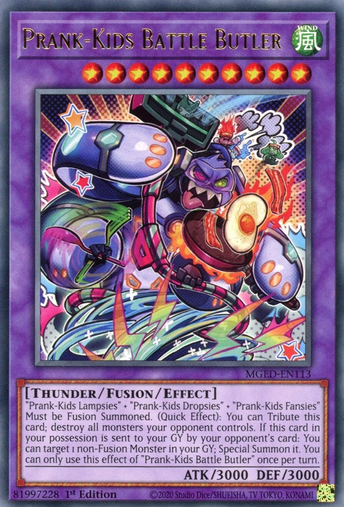 Prank-Kids Battle Butler — Maximum Gold: El Dorado (MGED-113) Yu-Gi-Oh! card Image principale du produit