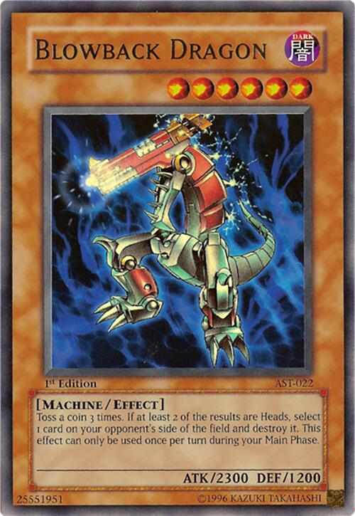 Blowback Dragon — Ancient Sanctuary (AST-022) Yu-Gi-Oh! card Hauptbild