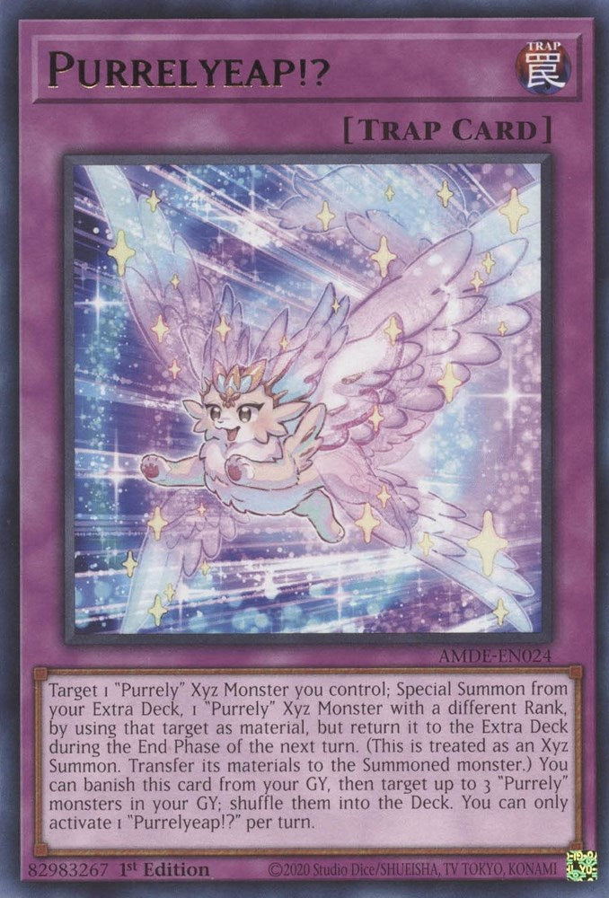 Purrelyeap!? — Amazing Defenders (AMDE-024) Yu-Gi-Oh! card Imagen principal del producto