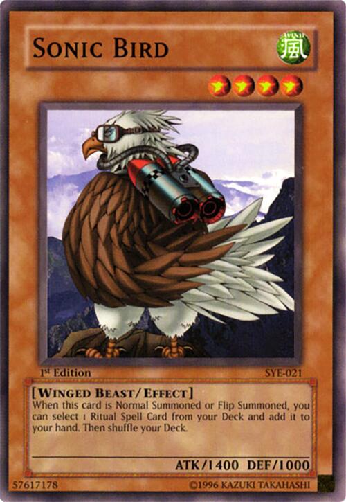 Sonic Bird — Starter Deck: Yugi Evolution (SYE-021) Yu-Gi-Oh! card Immagine principale del prodotto