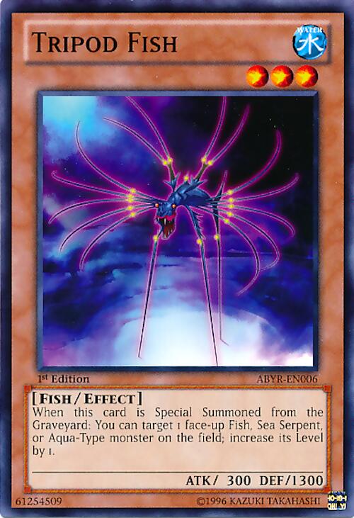 Tripod Fish — Abyss Rising (ABYR-006) Yu-Gi-Oh! card Image principale du produit