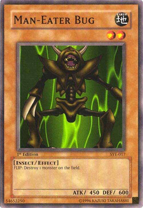 Man-Eater Bug — Starter Deck: Yugi Evolution (SYE-017) Yu-Gi-Oh! card