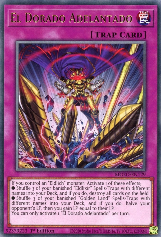 El Dorado Adelantado — Maximum Gold: El Dorado (MGED-129) Yu-Gi-Oh! card Image principale du produit