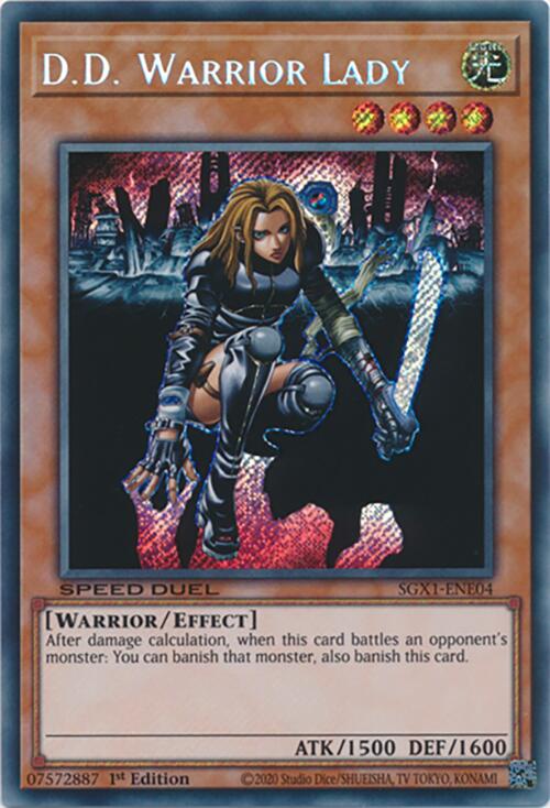 D.D. Warrior Lady — Speed Duel GX: Duel Academy Box (SGX1-E04) Yu-Gi-Oh! card