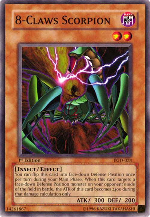 8-Claws Scorpion — Pharaonic Guardian (PGD-024) Yu-Gi-Oh! card Main image