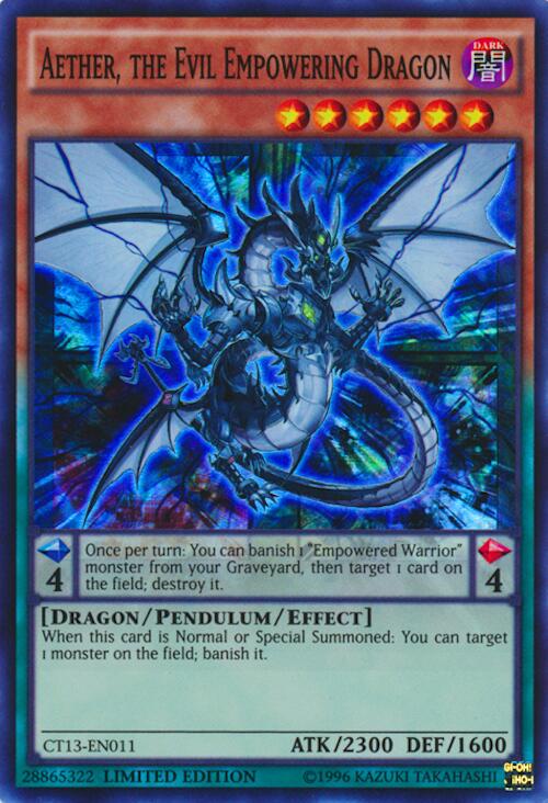 Aether, the Evil Empowering Dragon — 2016 Mega-Tins (CT13-011) Yu-Gi-Oh! card Hoofdafbeelding
