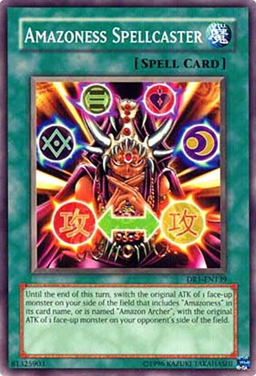 Amazoness Spellcaster — Dark Revelation 1 (DR1-139) Yu-Gi-Oh! card