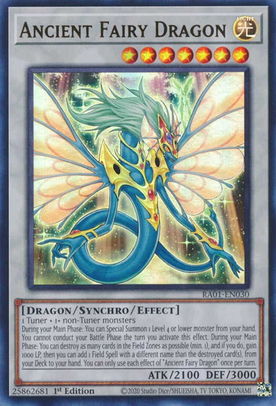 Ancient Fairy Dragon — 25th Anniversary Rarity Collection (RA01-030) Yu-Gi-Oh! card Image principale du produit