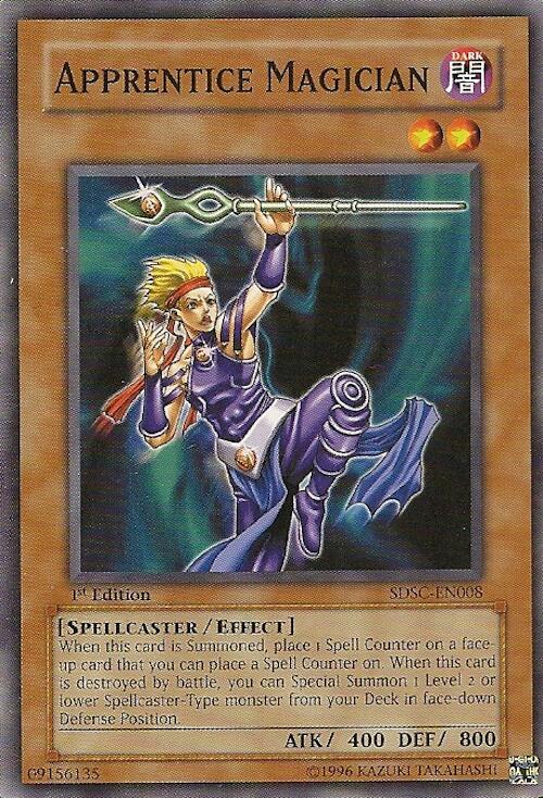 Apprentice Magician — Structure Deck: Spellcaster's Command (SDSC-008) Yu-Gi-Oh! card Image principale du produit