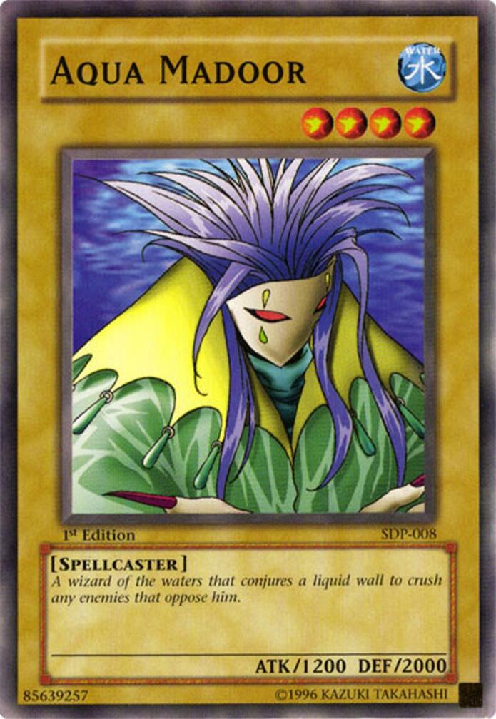 Aqua Madoor — Starter Deck: Pegasus (SDP-008) Yu-Gi-Oh! card Immagine principale del prodotto