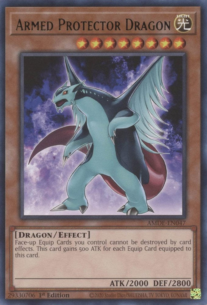 Armed Protector Dragon — Amazing Defenders (AMDE-047) Yu-Gi-Oh! card