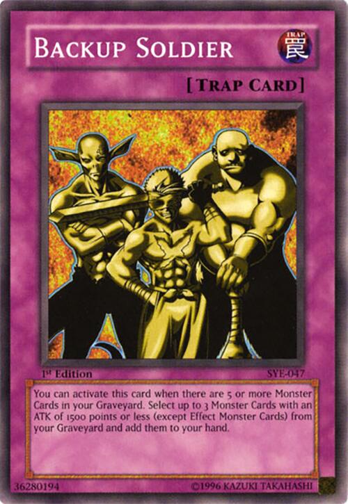 Backup Soldier — Starter Deck: Yugi Evolution (SYE-047) Yu-Gi-Oh! card Immagine principale del prodotto