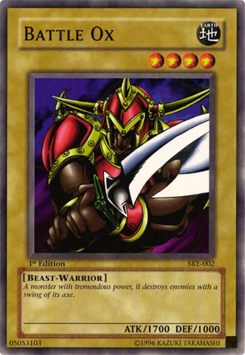 Battle Ox — Starter Deck: Kaiba Evolution (SKE-002) Yu-Gi-Oh! card