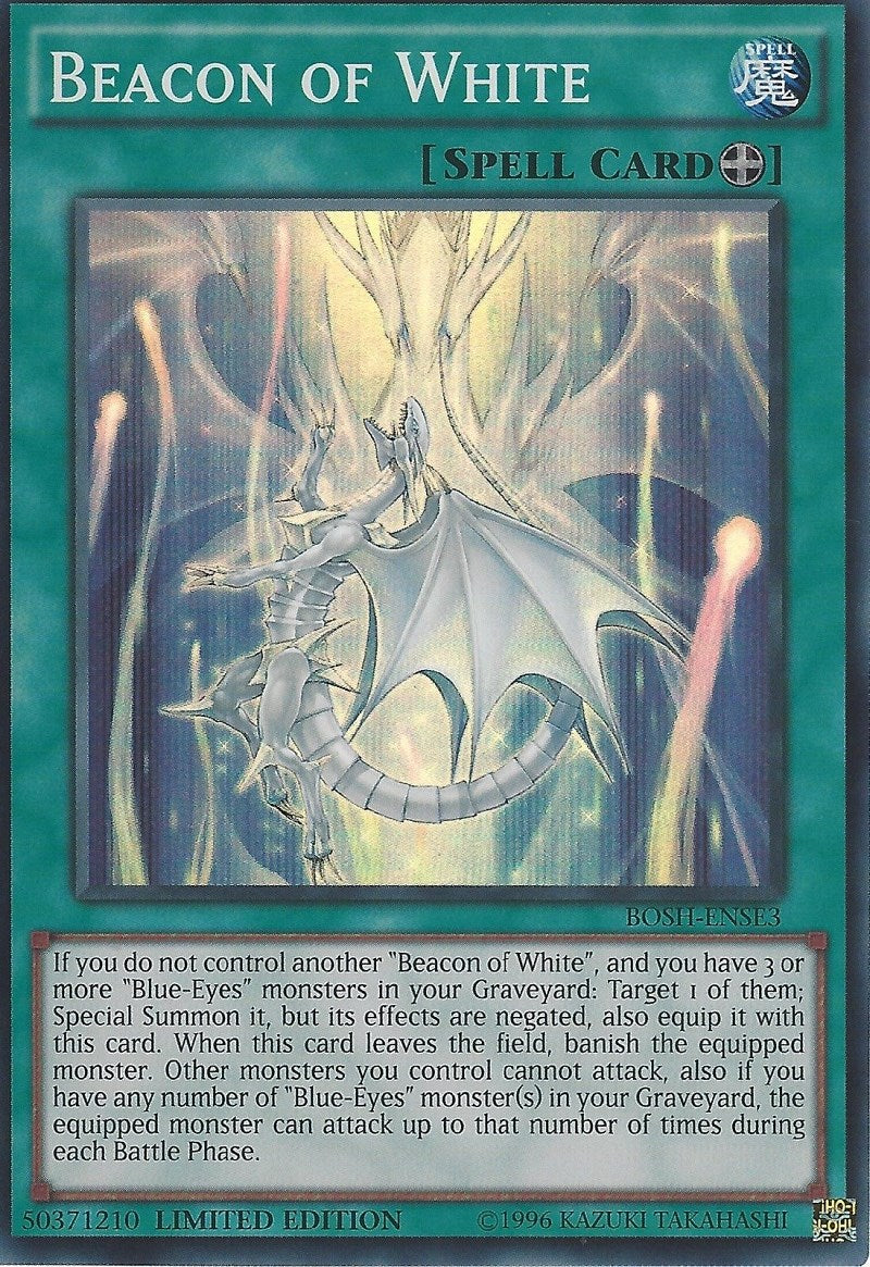 Beacon of White — Breakers of Shadow (BOSH-SE3) Yu-Gi-Oh! card Image principale du produit