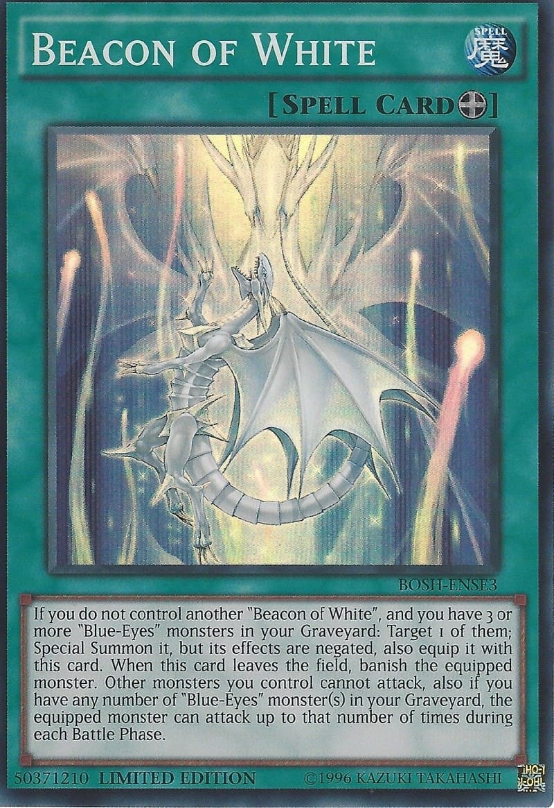 Beacon of White — Breakers of Shadow (BOSH-SE3) Yu-Gi-Oh! card | Lichcards Image principale du produit