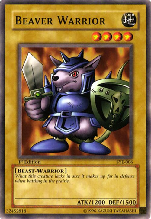 Beaver Warrior — Starter Deck: Yugi Evolution (SYE-006) Yu-Gi-Oh! card Immagine principale del prodotto