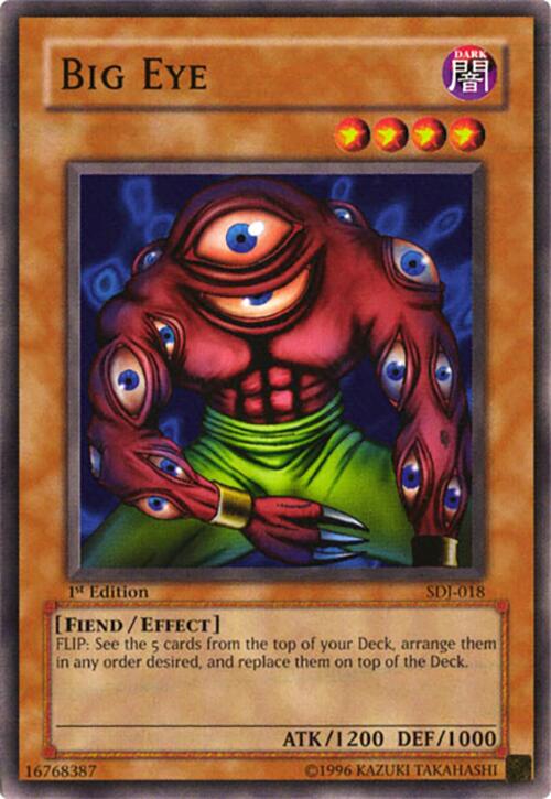 Big Eye — Starter Deck: Joey (SDJ-018) Yu-Gi-Oh! card