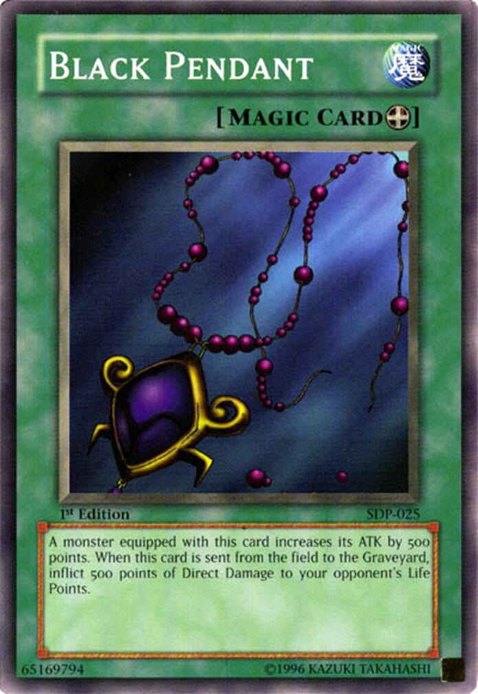 Black Pendant — Starter Deck: Pegasus (SDP-025) Yu-Gi-Oh! card