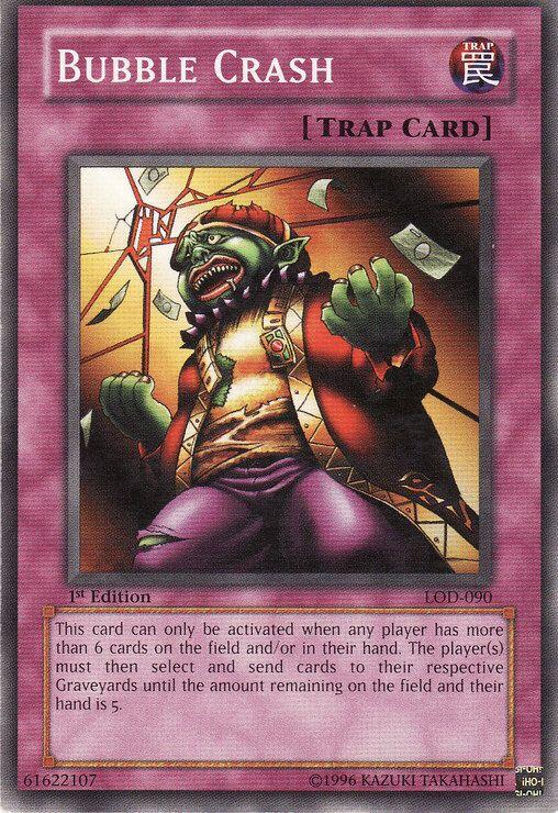 Bubble Crash — Legacy of Darkness (LOD-090) Yu-Gi-Oh! card