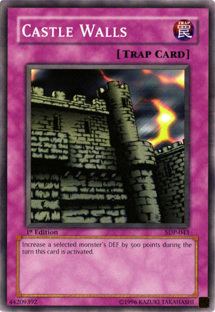Castle Walls — Starter Deck: Pegasus (SDP-043) Yu-Gi-Oh! card