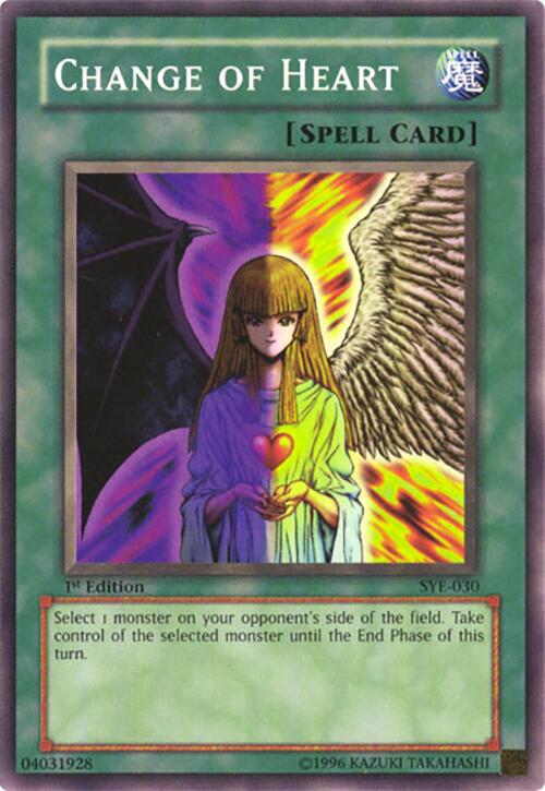 Change of Heart — Starter Deck: Yugi Evolution (SYE-030) Yu-Gi-Oh! card
