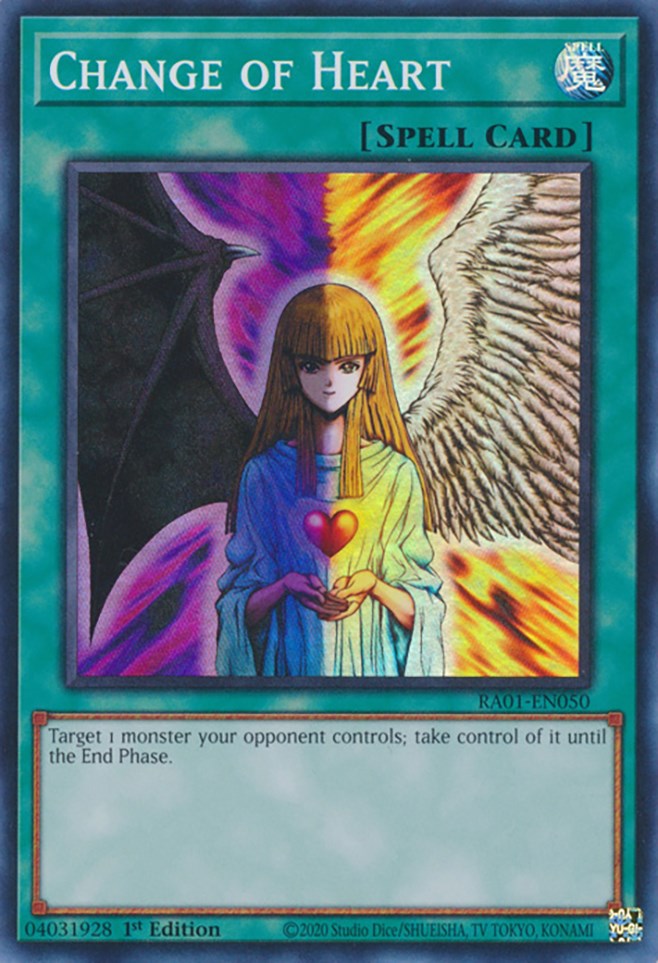 Change of Heart — 25th Anniversary Rarity Collection (RA01-050) Yu-Gi-Oh! card Image principale du produit