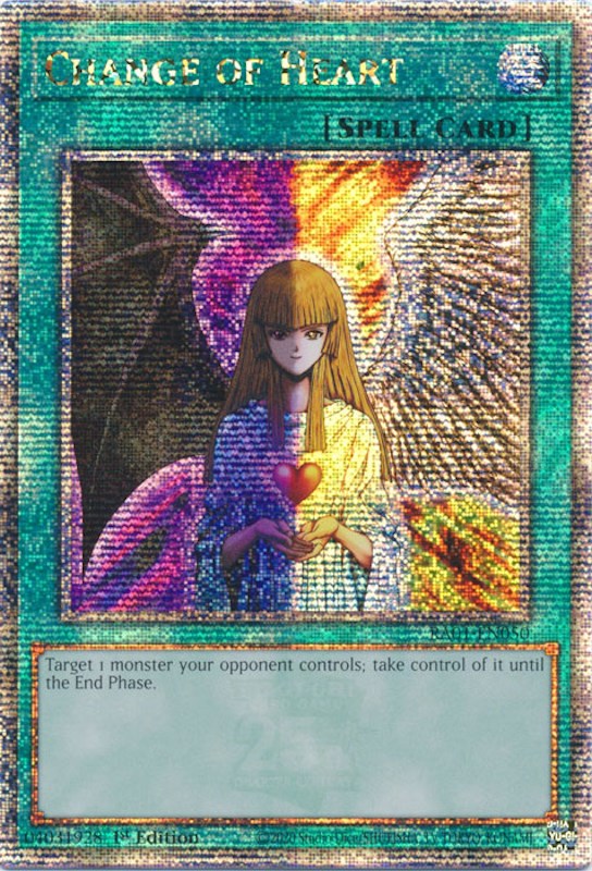 Change of Heart — 25th Anniversary Rarity Collection (RA01-050) Yu-Gi-Oh! card