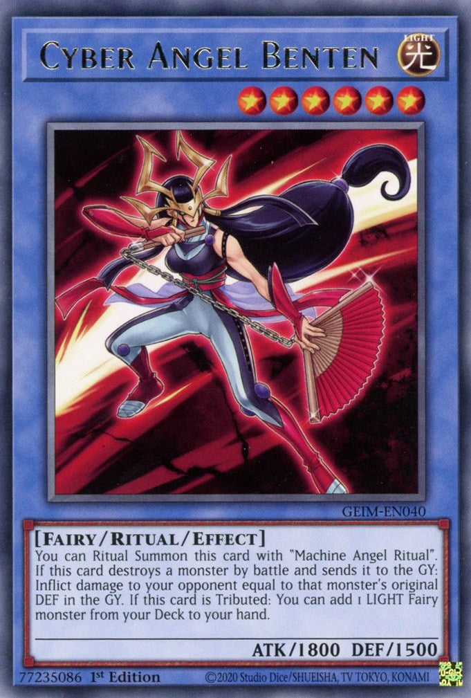 Cyber Angel Benten — Genesis Impact (GEIM-040) Yu-Gi-Oh! card Image principale du produit