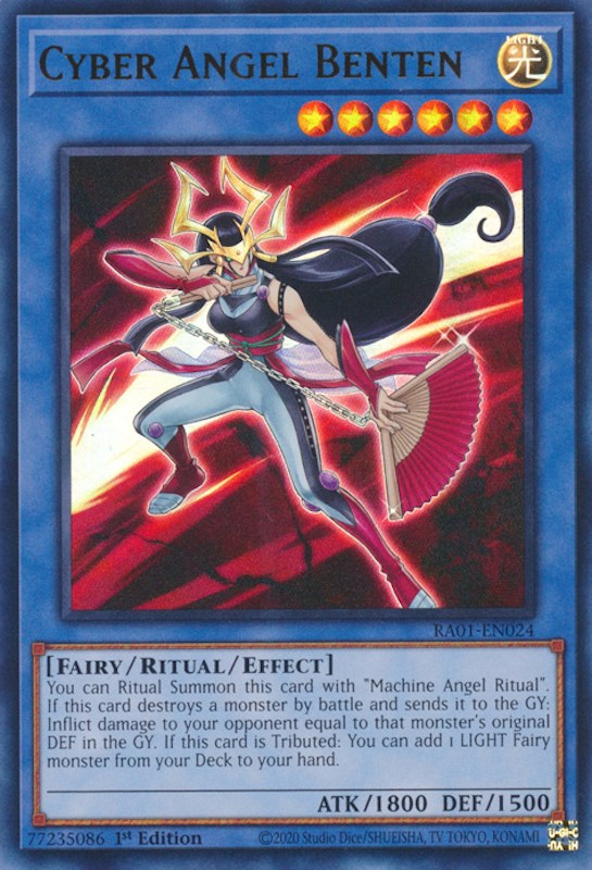 Cyber Angel Benten — 25th Anniversary Rarity Collection (RA01-024) Yu-Gi-Oh! card