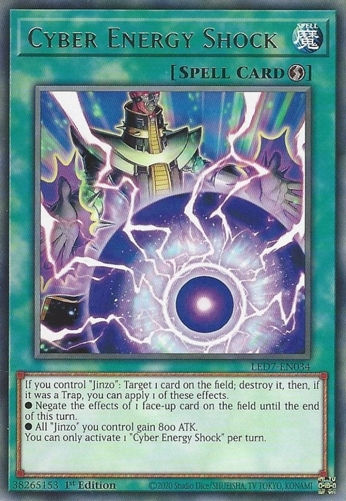Cyber Energy Shock — Legendary Duelists: Rage of Ra (LED7-034) Yu-Gi-Oh! card Main image