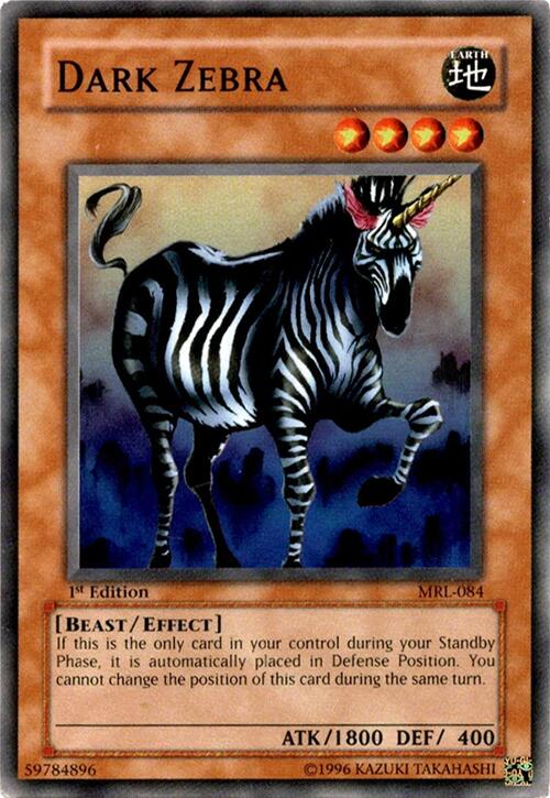 Dark Zebra — Magic Ruler (MRL-084) Yu-Gi-Oh! card