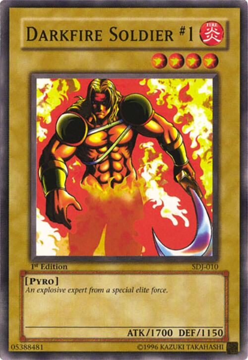 Darkfire Soldier #1 — Starter Deck: Joey (SDJ-010) Yu-Gi-Oh! card Main image
