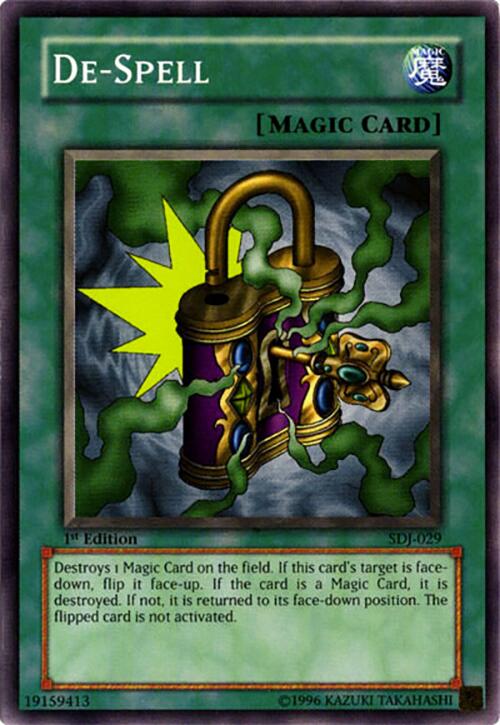 De-Spell — Starter Deck: Joey (SDJ-029) Yu-Gi-Oh! card Main image