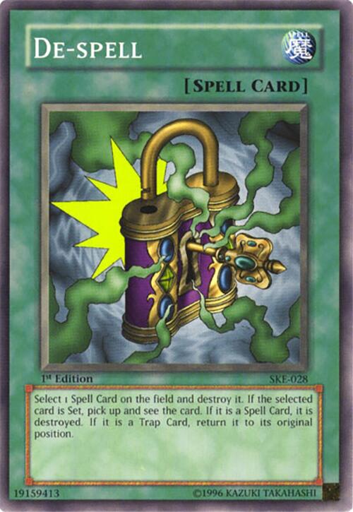 De-Spell — Starter Deck: Kaiba Evolution (SKE-028) Yu-Gi-Oh! card