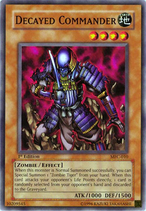 Decayed Commander — Magician's Force (MFC-010) Yu-Gi-Oh! card