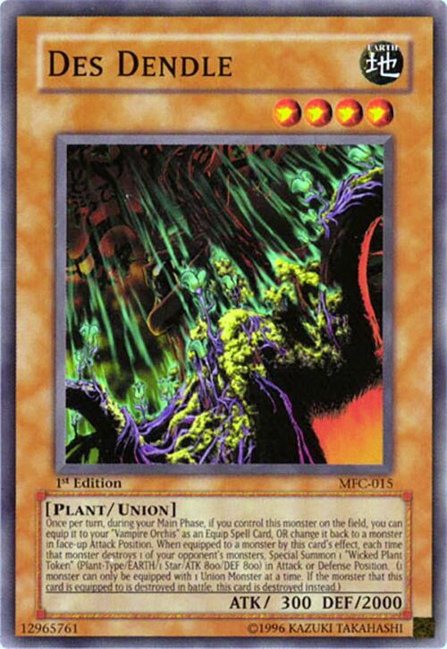 Des Dendle — Magician's Force (MFC-015) Yu-Gi-Oh! card Immagine principale del prodotto