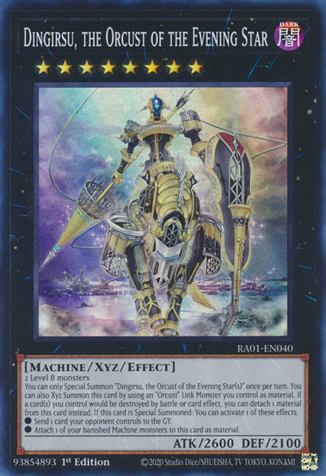 Dingirsu, the Orcust of the Evening Star — 25th Anniversary Rarity Collection (RA01-040) Yu-Gi-Oh! card