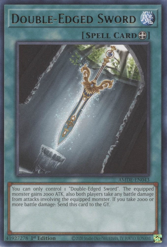Double-Edged Sword — Amazing Defenders (AMDE-043) Yu-Gi-Oh! card