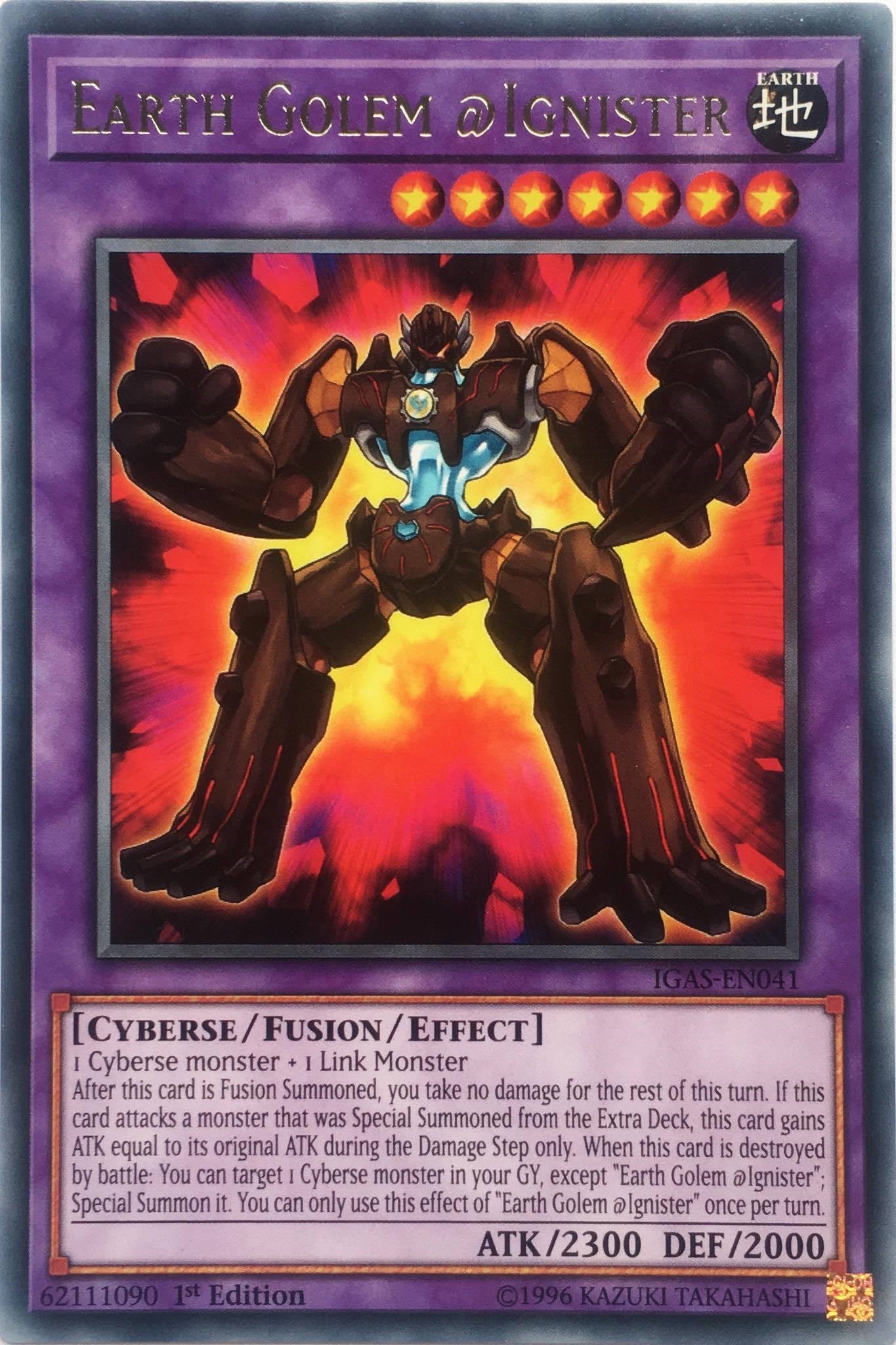 Earth Golem @Ignister — Ignition Assault (IGAS-041) Yu-Gi-Oh! card