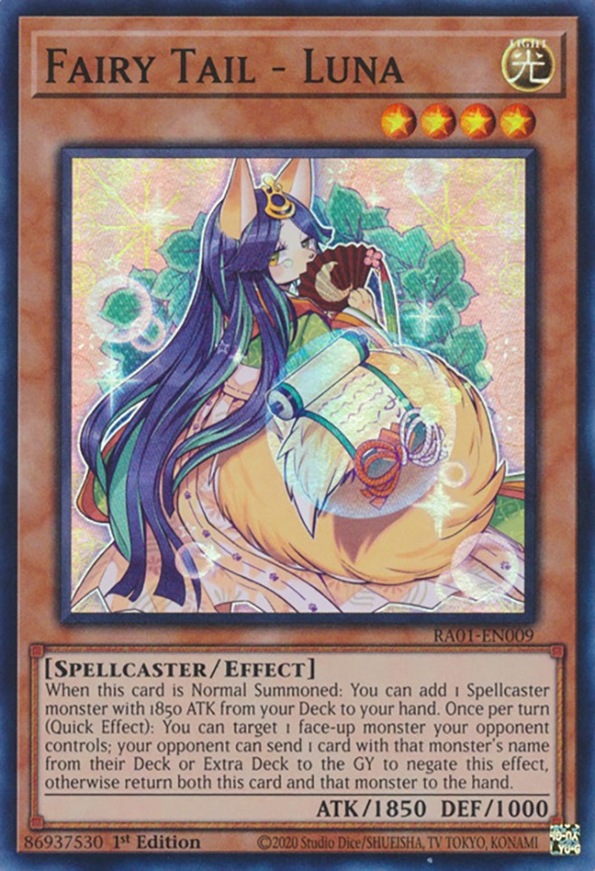 Fairy Tail - Luna — 25th Anniversary Rarity Collection (RA01-009) Yu-Gi-Oh! card